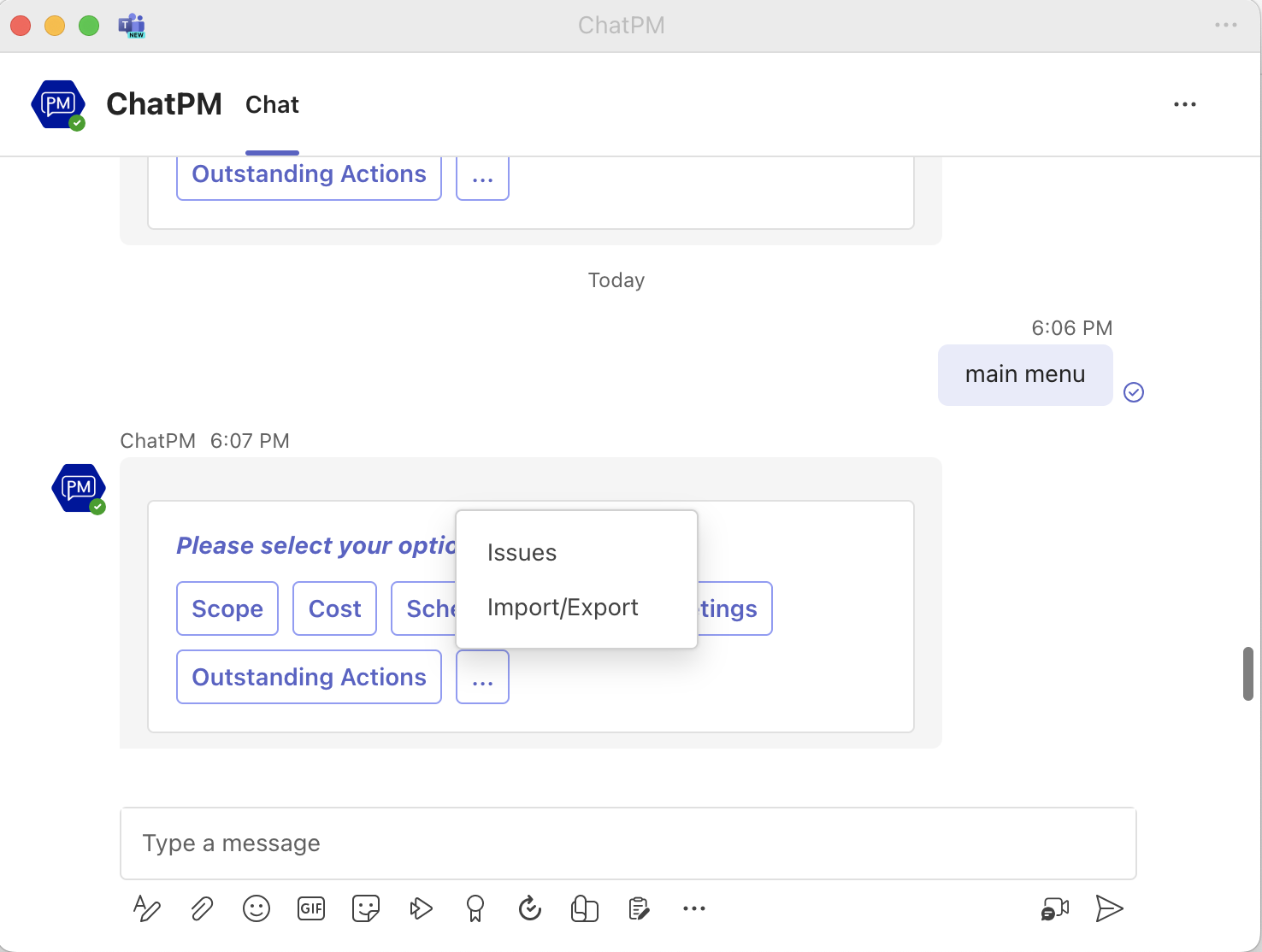 Show features of ChatPM.